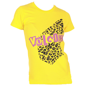 Volcom Ladies Ladies Volcom So Ransom T-Shirt. Yellow