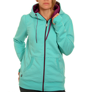Volcom Ladies Stone Dot Hydro Ladies zip hoody -