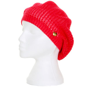 The Debs Knit beanie - Deep Pink