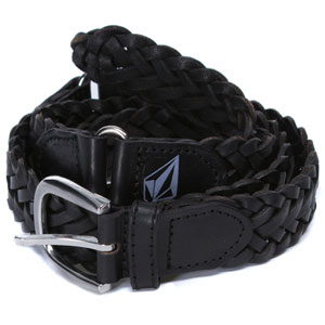 Volcom Ladies Vertigo Braided Leather belt - Black