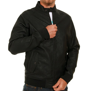 Volcom Lester PU Faux leather jacket