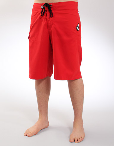 Volcom Maguro Solid Boardies - Drip Red