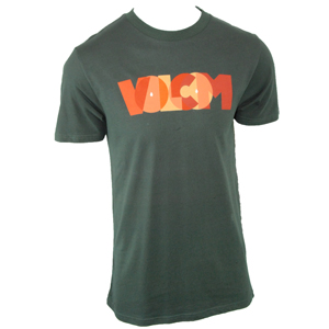 Volcom Mens Mens Volcom Big C T-Shirt. Shadow Grey