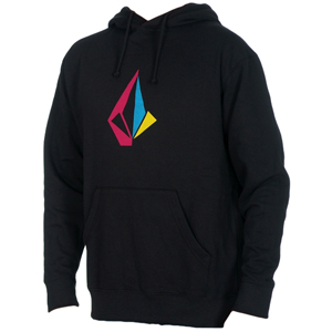 Volcom Mens Mens Volcom Distoned Classic Hoody. Black