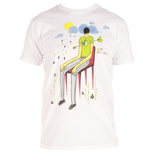 Mens Volcom Fa Julian T-Shirt. White