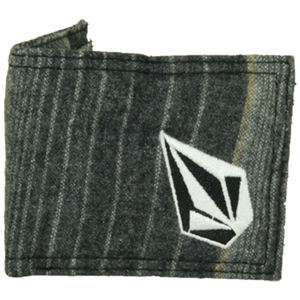 Volcom Mens Mens Volcom Full Stone 2Fold Wallet. Charcoal