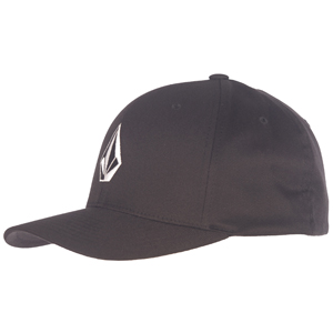 Mens Volcom Fullstone Flex Fit Cap. Black