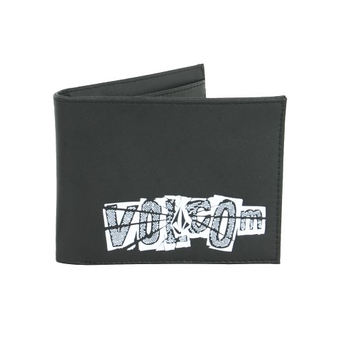 Volcom Mens Volcom Causey 2 Fold Wallet Black