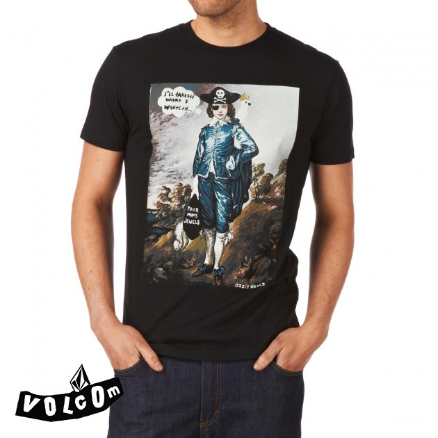 Volcom Mens Volcom Ozzie Wrong T-Shirt - Black