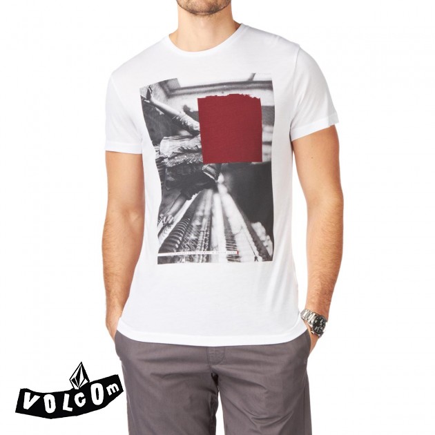 Volcom Mens Volcom Thread T-Shirt - White