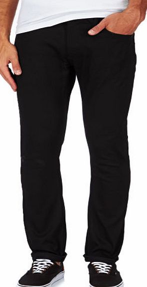 Volcom Mens Volcom Vorta Form Jeans - Black On Black