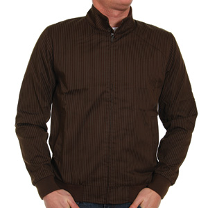 Volcom Oxford PLS Jacket - Brown Stripe