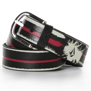 Volcom Pin Spray Leather belt