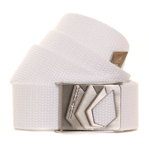 Volcom Removed Web belt - White