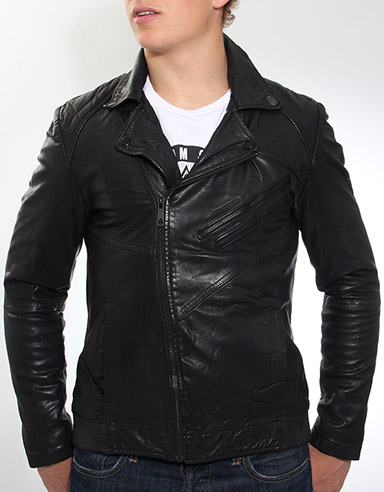 Volcom Rockaway Perfecto Leather biker jacket