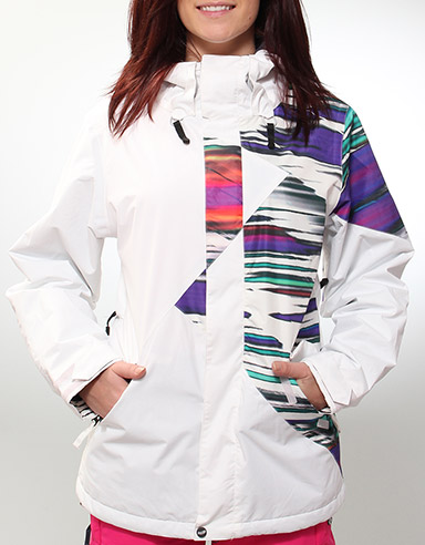 Volcom Snow Archers 10k Ladies snow jacket - White