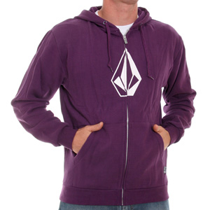 Stone Corpo Zip hoody - Plum