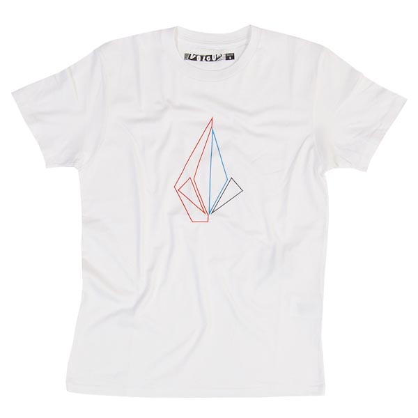 Volcom T-Shirt - Distoned - White A5011150