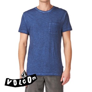 T-Shirts - Volcom Cold Dye T-Shirt - Blue