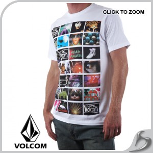 T-Shirts - Volcom Fa Skullux Video Slim