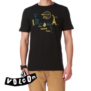 T-Shirts - Volcom France T-Shirt - Black