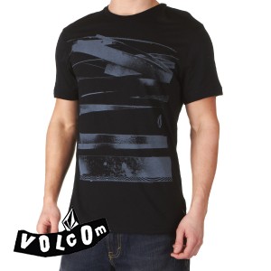 Volcom T-Shirts - Volcom Pasted T-Shirt - Black