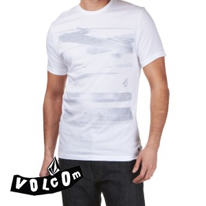 Volcom T-Shirts - Volcom Pasted T-Shirt - White