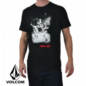 Volcom T-Shirts - Volcom Pearl Jam T-Shirt - Black