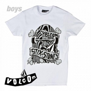 Volcom T-Shirts - Volcom Stones T-Shirt - White
