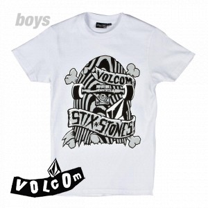 T-Shirts - Volcom Stones T-Shirt - White
