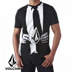 T-Shirts - Volcom Suit T-Shirt - Black