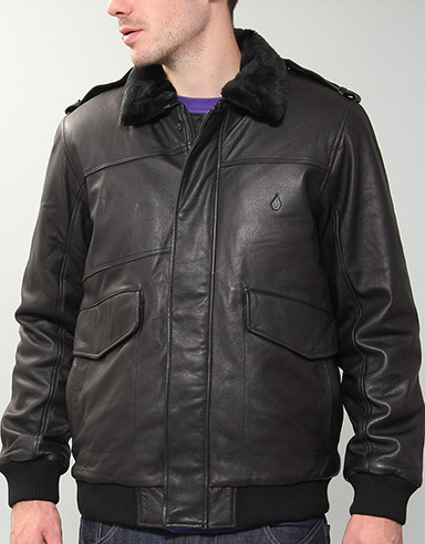 Volcom The Aviator Leather jacket