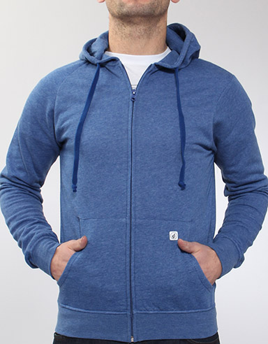 Timemachine Ultra Slim Zip hoody - Estate