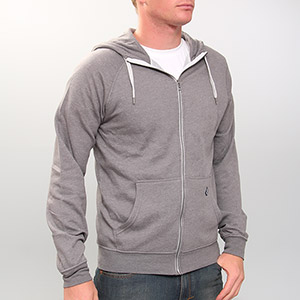 Timesoft 3 Ultra Slim Zip Hoody - Dark Grey