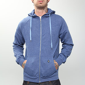 Volcom Timesoft 3 Ultra Slim Zip Hoody - Indigo