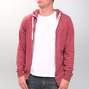 Timesoft 3 Ultra Slim Zip Hoody - Maroon