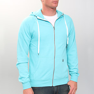Timesoft 3 Ultra Slim Zip Hoody - Turquoise