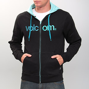 Volcom To The Point Slim Zip hoody - Black