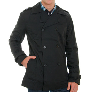 Volcom Uzwill 3/4 Trench coat - Black