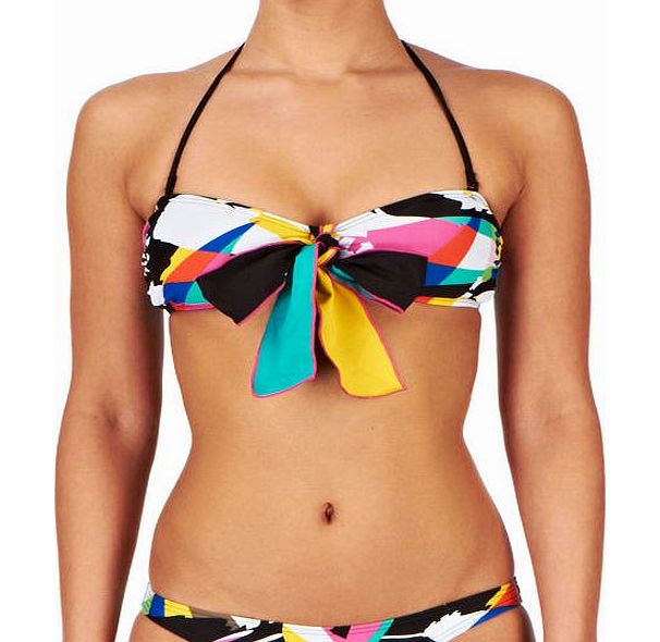 Volcom Womens Volcom Reality Bites Bandeau Bikini Top