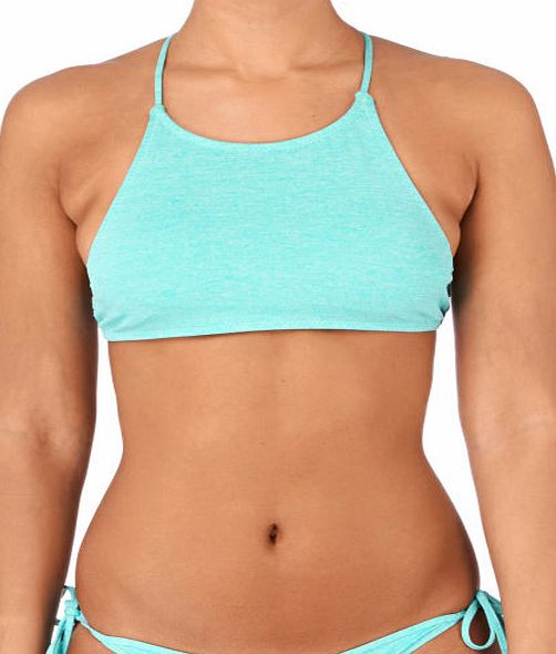 Volcom Womens Volcom Smoke Signals Crop Bikini Top -