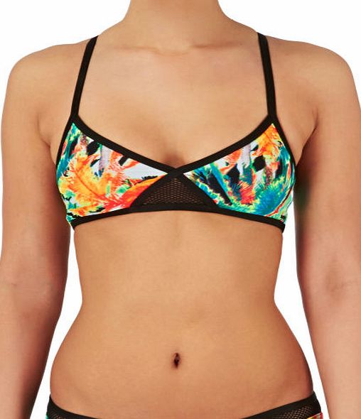 Volcom Womens Volcom Tropical Riot Crop Bikini Top -