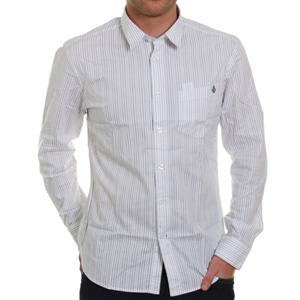 Volcom X Factor Stripe 2010/11 Shirt - White Combo
