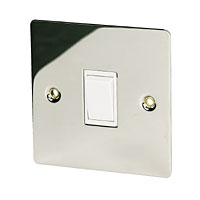 VOLEX 10AX Intermediate Sw Polished Chrome Flt Plt