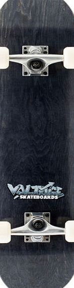Voltage Graffiti Logo Black Complete Longboard -