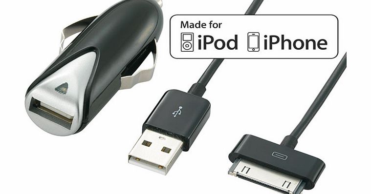 Voltcraft CPS-1000i USB Car Charger With Apple