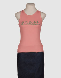 VON DUTCH TOPWEAR Sleeveless t-shirts WOMEN on YOOX.COM