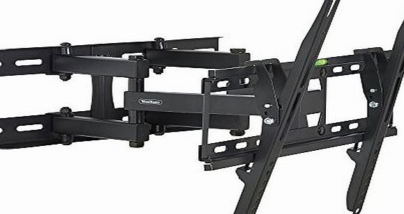 VonHaus by Designer Habitat Double Arm Cantilever Bracket Wall Mount with Tilt for 23-56 inch LCD Flat Panel TV