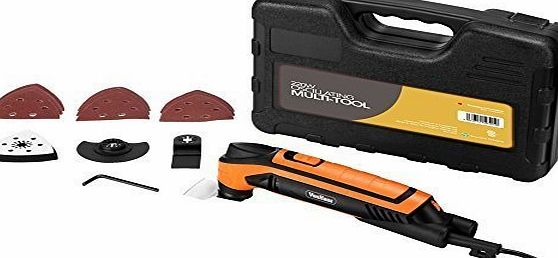 Oscillating Multi Tool with 15 piece accessory set and Carry Case