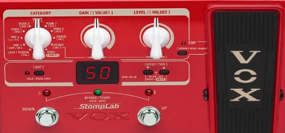 Vox StompLab IIB Bass Guitar Multi-Effects with
